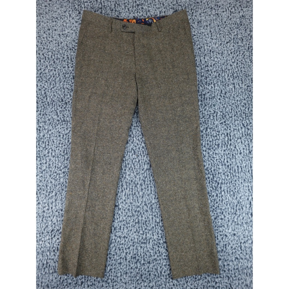 Paisley & Gray Brown Tweed Dress Pants